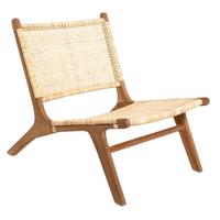 Alacsony rattan fotel, natúr - JAVA - Butopêa